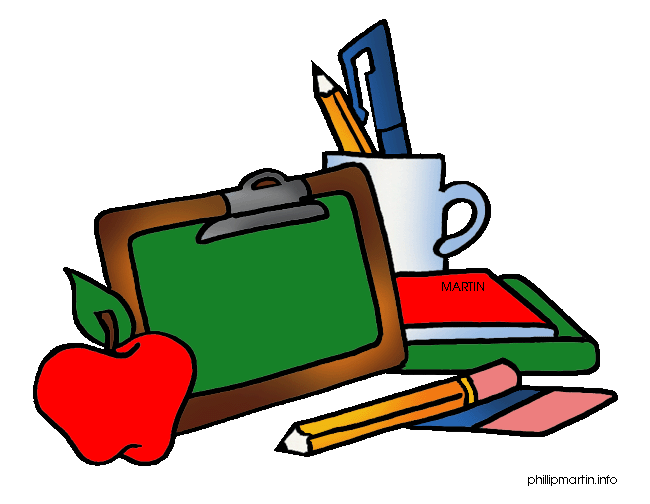 collection of class supplies.gif